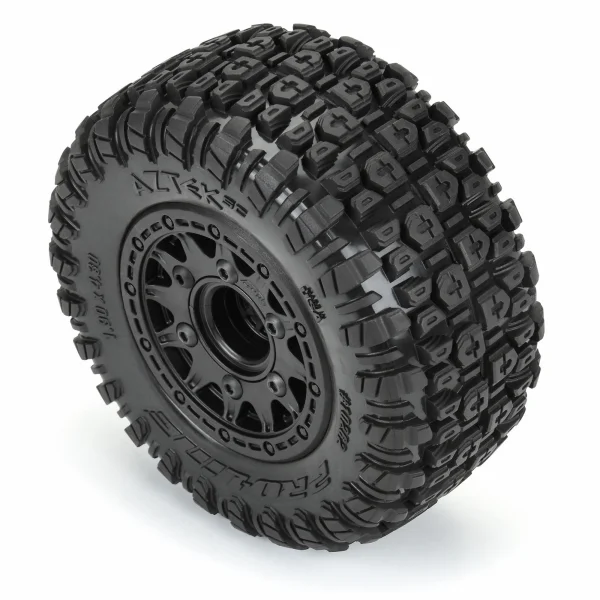 ProLine Aztek M2 SC Tyres Mounted on 12/14mm Black Raid Wheels (2)