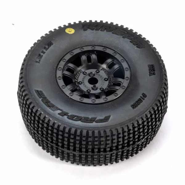 1:16 King Pin Front/Rear Tires MTD 12mm Black Split Six (4): — image 9 of 12