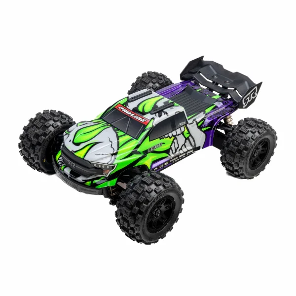 ProLine Badlands Tyres Mounted on 12mm Hex Black Split Six Wheels (2)