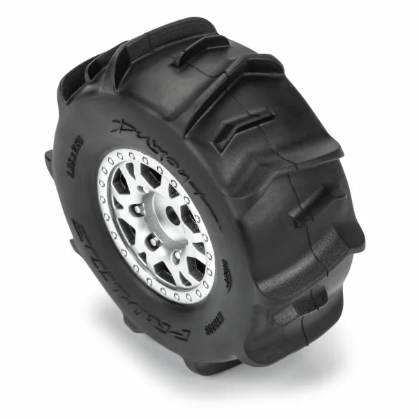 ProLine Dumont Tyres Mounted on 12 mm Black IMPULSE Wheels (4) - Mojave GROM