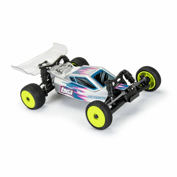 1/24 Electron 2.0 Buggy F/R Tires Mounted 7mm Yellow (4): Mi