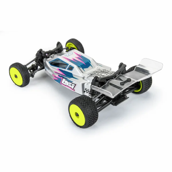 1/24 Electron 2.0 Buggy F/R Tires Mounted 7mm Yellow (4): Mi