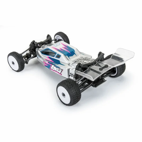 1/24 Electron 2.0 Buggy F/R Tires Mounted 7mm White (4): Mic