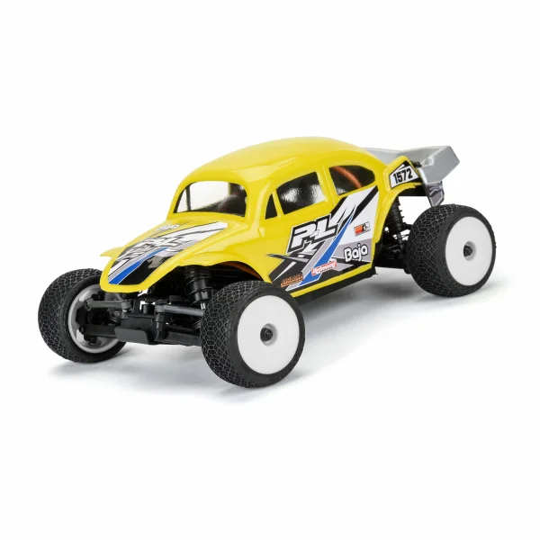 ProLine Electron 2.0T Tyres Mounted on 7mm White Losi Micro T White Wheels (4)