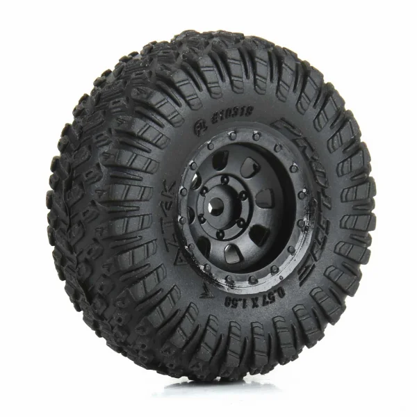 ProLine Aztek Front/Rear Mounted Black Clobber (4) for Axial SCX30