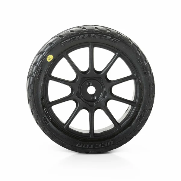 1:14 Vector Tire MTD 12mm Black Velocity Wheel (4): ARRMA TY &mdash; image 3 of 8