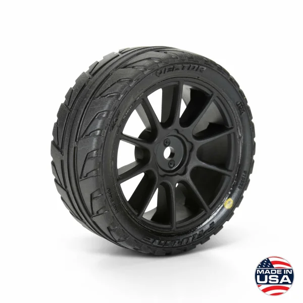 1:14 Vector Tire MTD 12mm Black Velocity Wheel (4): ARRMA TY &mdash; image 2 of 8