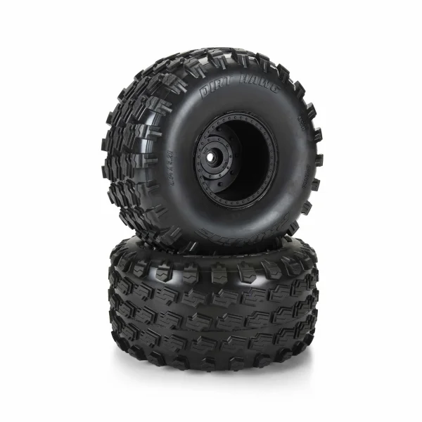 1:10 Dirt Hawg 2.0 F/R 2.6 MT Tires Mounted ARRMA Stock Whe