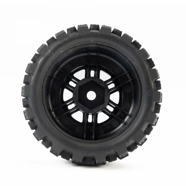 1:16 Badlands MX Front/Rear Tires MTD 12mm Black Split Six ( — image 5 of 9