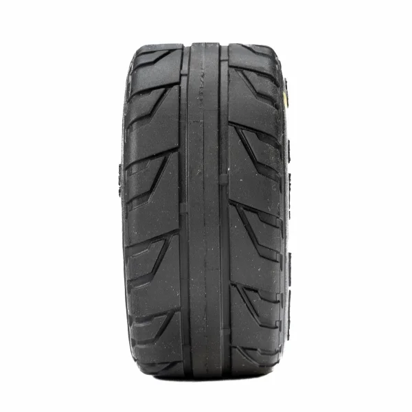 1:16 Vector Front/Rear Tires MTD 12mm Black Split Six (4): M