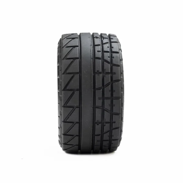 Menace Front/Rear Street Tires Mounted 12mm Black Split Six