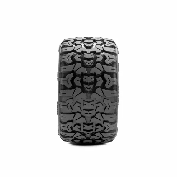 ProLine Jaeger Tyres Mounted on 12mm Hex Black Split Six Wheels (2)