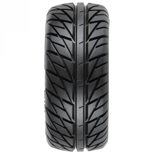 ProLine Street Fighter M2 SC Tyres on Black Raid 6X30 Wheels (2)