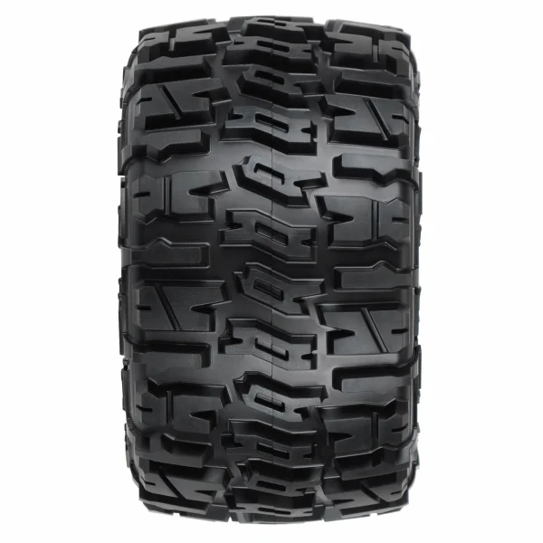 ProLine Trencher 2.8 Tyres Mounted on Black Raid 6X30 Removable Hex Wheels - 12mm Hex