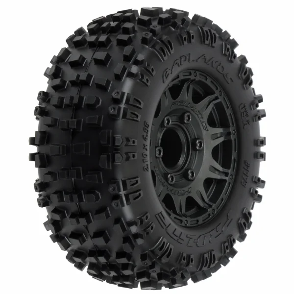 ProLine Badlands 2.8 - Mounted on Black Raid 6x30 Wheels (2)