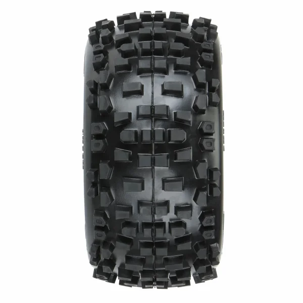 ProLine Badlands 3.8 Tyres Mounted on Raid Black 8X32 Wheels - 17mm Hex