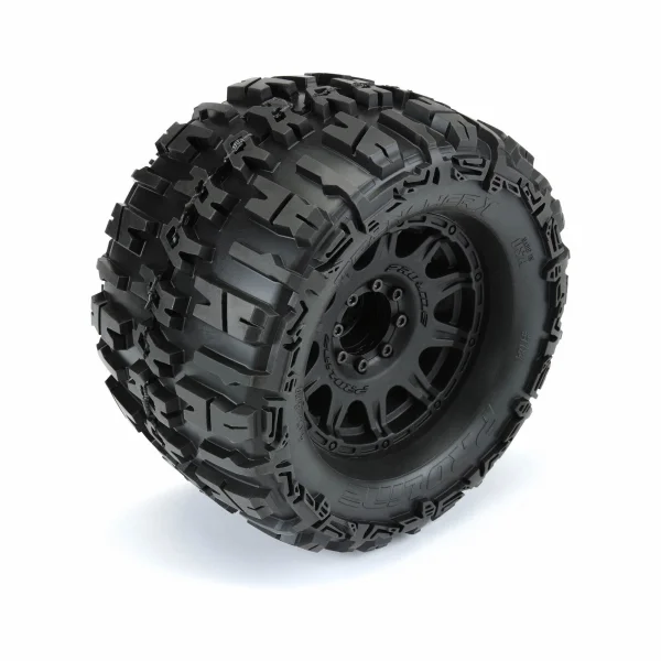 ProLine Trencher X 3.8 Tyres Mounted on Raid Black 8X32 Wheels - 17mm Hex