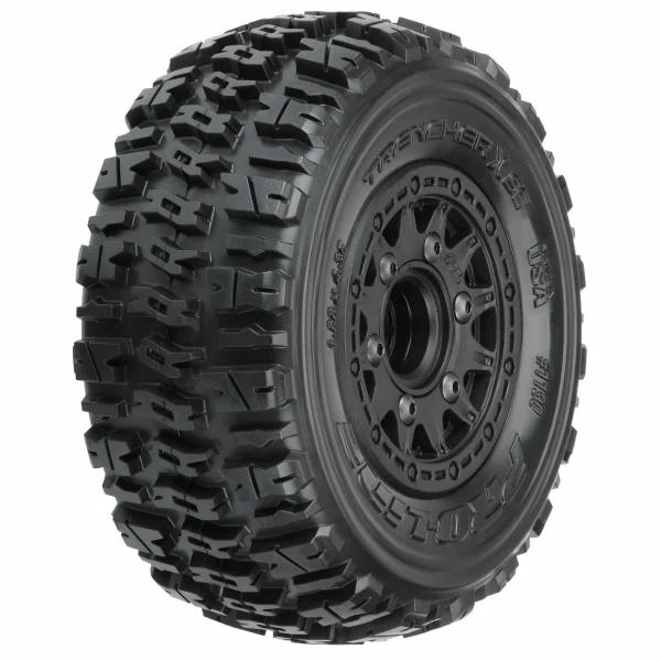 ProLine Trencher X M2 SC Tyres on Black Raid 6X30 Wheels (2)
