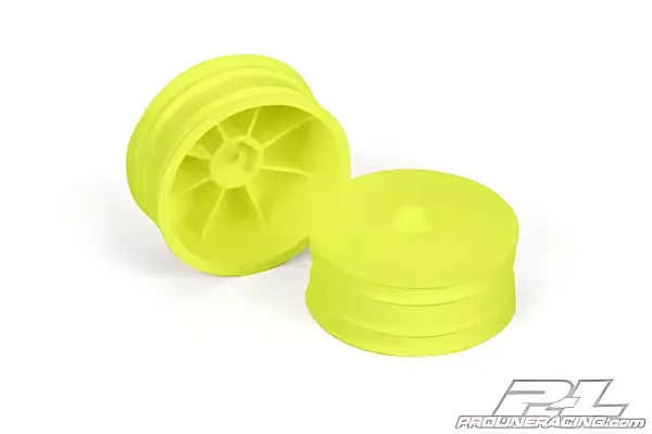 ProLine Velocity 2WD Front 1:10 Buggy Wheels - 12mm Hex Fitting - Yellow (2) — image 1 of 4