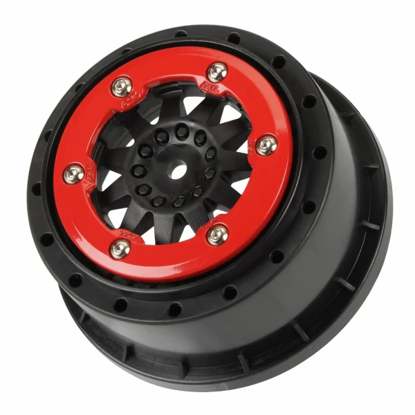 ProLine Protrac Susp. Kit F-11 2.2/3.0 Red/Black Beadloc Wheels ** CLEARANCE **