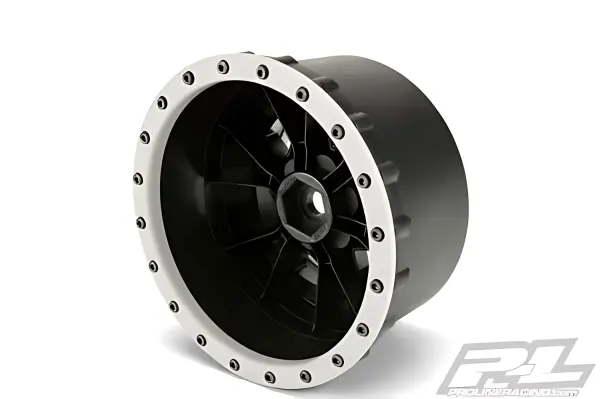 ProLine IMPULSE Pro-Loc Black Wheels with Grey Ring for Traxxas X-MAXX (2) — image 1 of 3