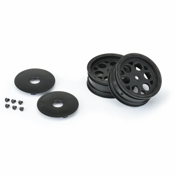 ProLine Showtime Sprint Car 2.2 Hex Black Front Wheels