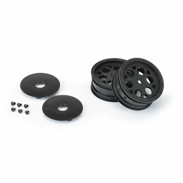 ProLine Showtime Sprint Car 2.2 Hex Black Front Wheels