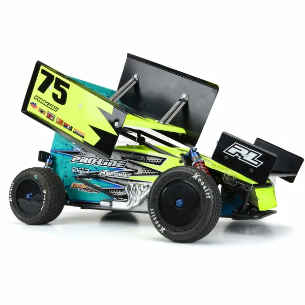 ProLine Showtime Sprint Car 2.2 Hex Black Front Wheels