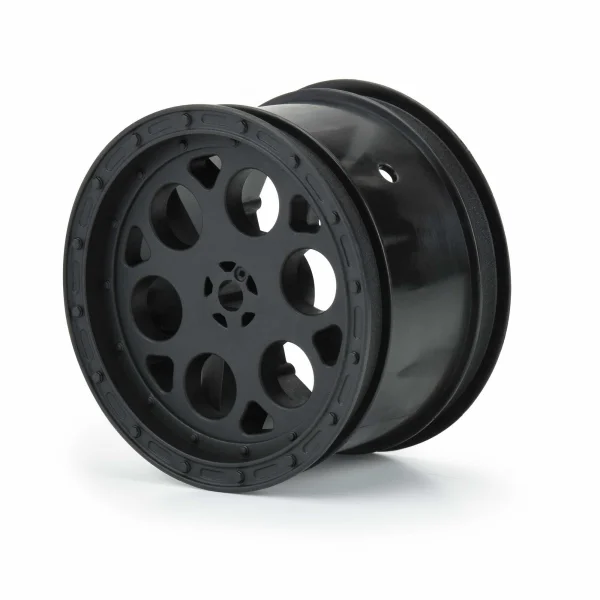 ProLine Showtime Sprint Car 2.2 Hex Black Rear Wheels (2)