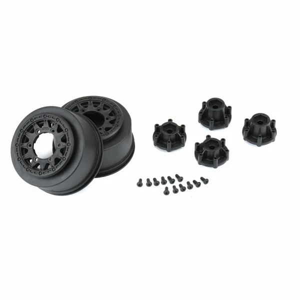 ProLine Raid 2.2/3.0 Black SC 6X30 Removable Hex Wheel (2)