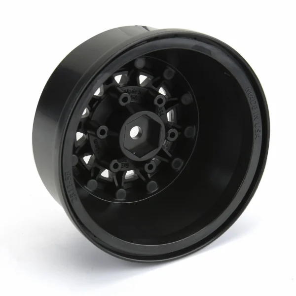 ProLine Raid 2.2/3.0 Silver/Black Beadloc 6X30 SC Wheels (2) ** CLEARANCE **