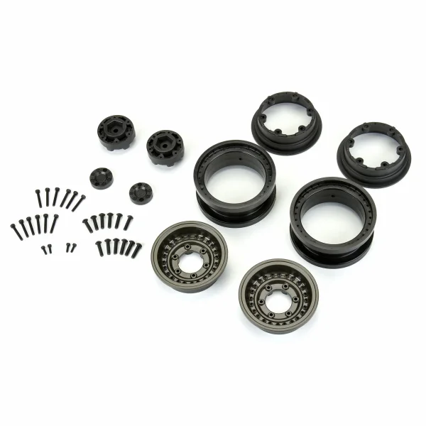 1/6 Black Rhino Armory Aluminium 2.9 Dual Offset SCX6 Wheels (2)