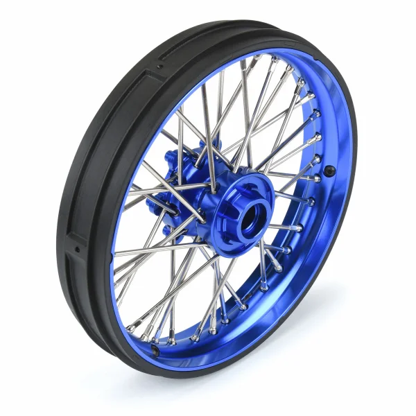 1/4 Pro-Spec Aluminium V2 Bead Front Wheel Blue/Blue (1): Pro &mdash; image 3 of 7