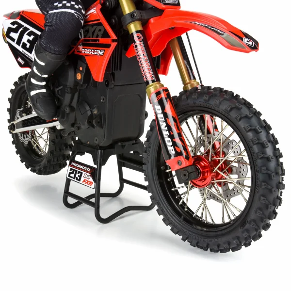 1/4 Pro-Spec Aluminium V2 Bead Front Wheel Black/Red (1): Pro
