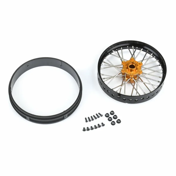 1/4 Pro-Spec Aluminium V2 Bead Front Wheel Black/Gold (1): (2) — image 4 of 7