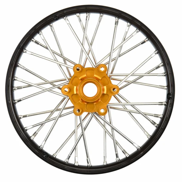 1/4 Pro-Spec Aluminium V2 Bead Front Wheel Black/Gold (1): (2) — image 1 of 7