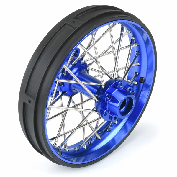 1/4 Pro-Spec Aluminium V2 Bead Rear Wheel Blue/Blue (1): Prom — image 3 of 6