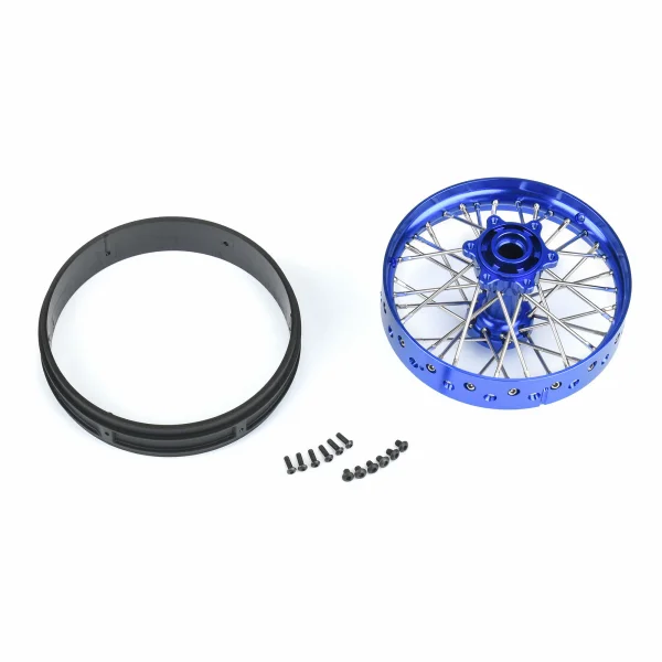 1/4 Pro-Spec Aluminium V2 Bead Rear Wheel Blue/Blue (1): Prom — image 4 of 6