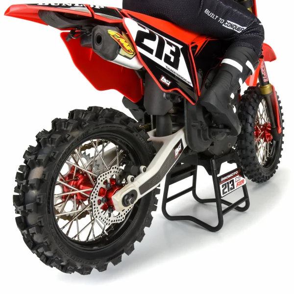 1/4 Pro-Spec Aluminium V2 Bead Rear Wheel Black/Red (1): Prom — image 5 of 6