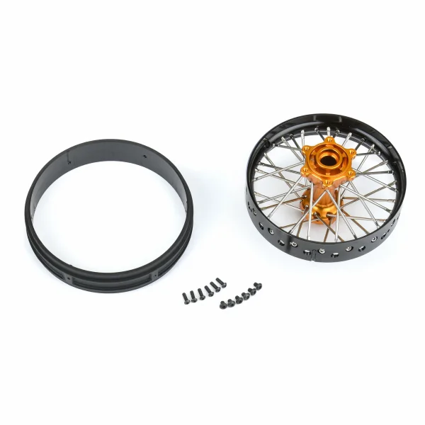 1/4 Pro-Spec Aluminium V2 Bead Rear Wheel Black/Gold (1): Pro — image 4 of 6
