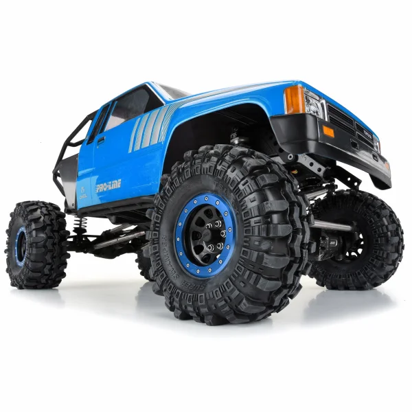ProLine 1:6 Steelies Stamped Steel 2.9 Dual Offset SCX6 Wheels Blue — image 5 of 5