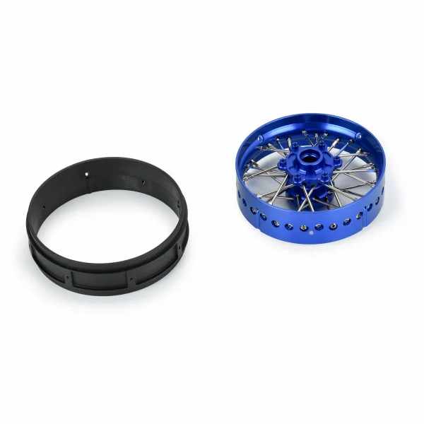 1/4 Pro-Spec Aluminium V2 Bead Front Wheel Blue/Blue (1): Pro &mdash; image 3 of 7