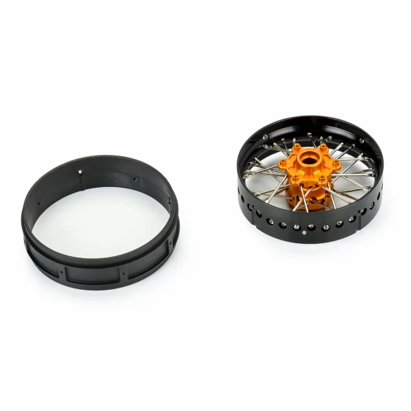 1/4 Pro-Spec Aluminium V2 Bead Front Wheel Black/Gold (1): (2) &mdash; image 3 of 7