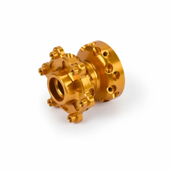 1/4 Pro-Spec Aluminium Front Hub Gold: Promoto-SM