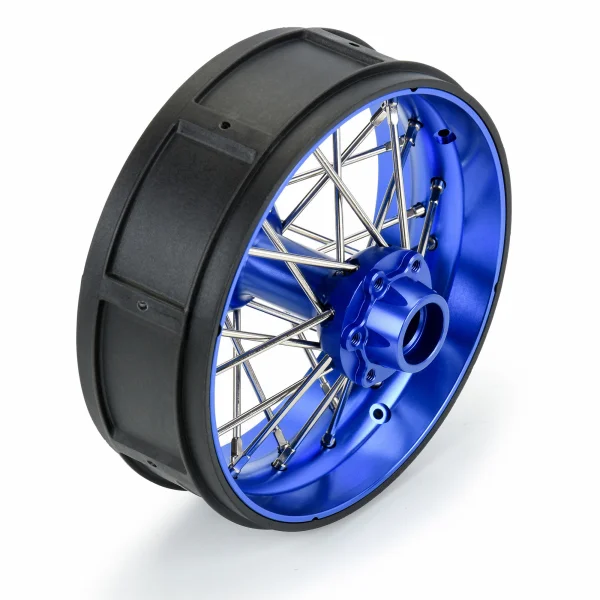 1/4 Pro-Spec Aluminium V2 Bead Rear Wheel Blue/Blue (1): Prom — image 2 of 7