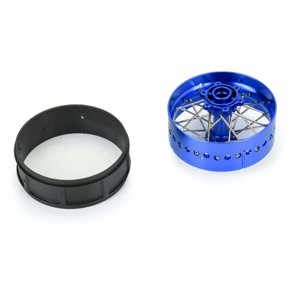 1/4 Pro-Spec Aluminium V2 Bead Rear Wheel Blue/Blue (1): Prom — image 3 of 7