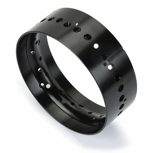 1/4 Pro-Spec Aluminium Rear Rim Black: Promoto-SM