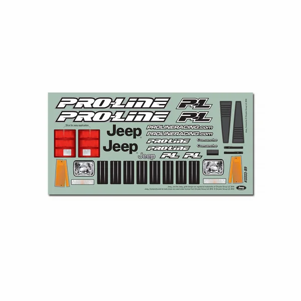 ProLine Jeep Comanche Full Bed Body for 313mm Wheelbase Crawlers