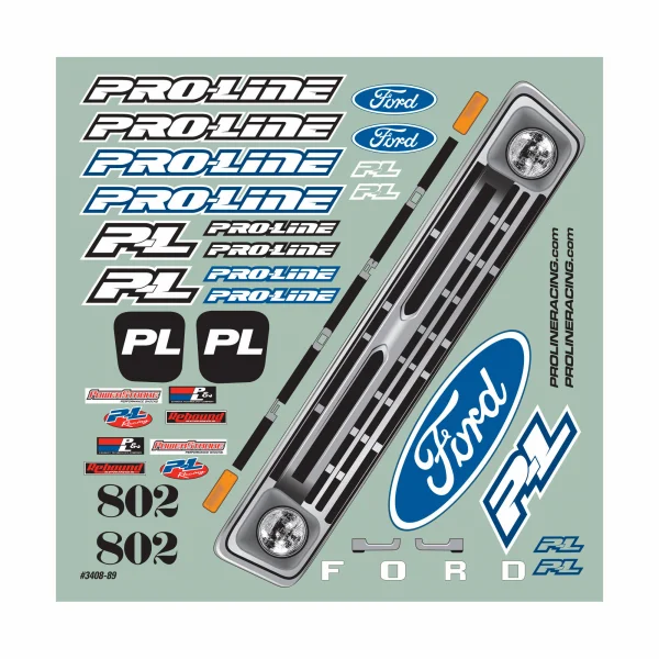 ProLine 1966 Ford F-100 Clear Bodyshell For Traxxas Slash / Slash 4x4