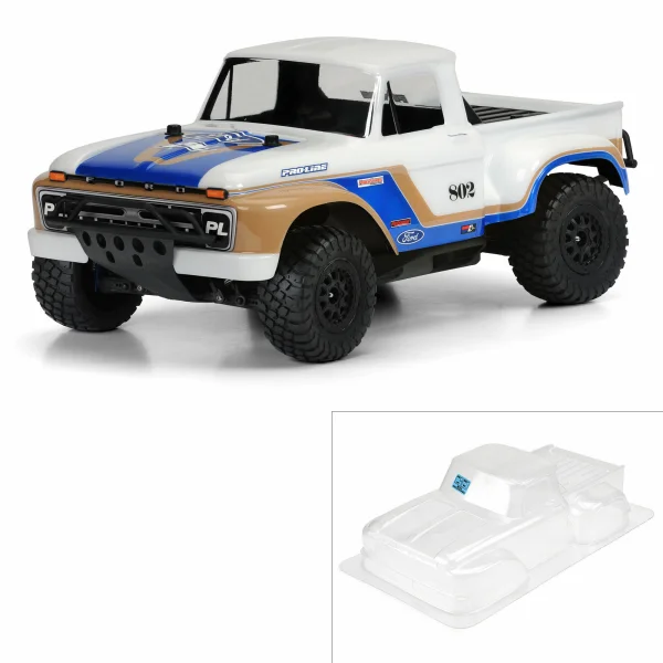 ProLine 1966 Ford F-100 Clear Bodyshell For Traxxas Slash / Slash 4x4